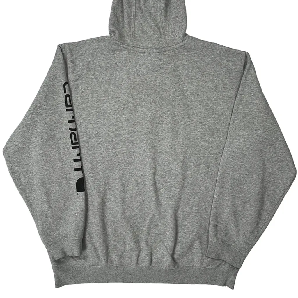 Carhartt Hoodie - XL Grey Cotton - Image 6