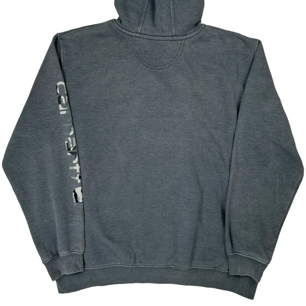Carhartt Hoodie - XL Grey Cotton Blend - Image 6