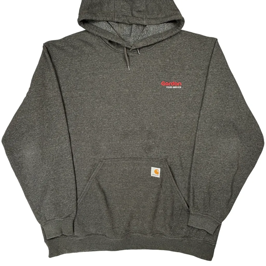 Carhartt Hoodie - XL Grey Cotton - Image 4