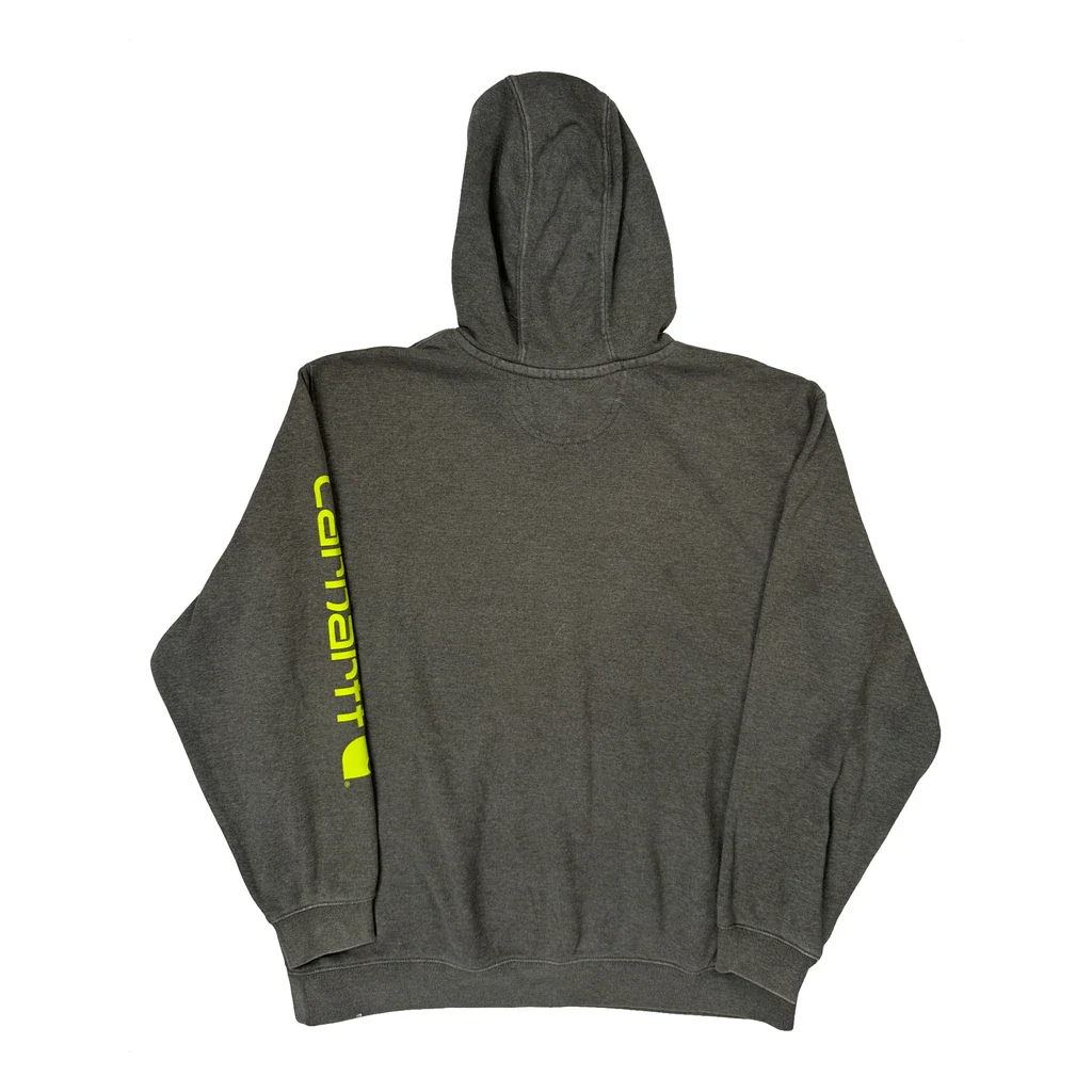 Carhartt Hoodie - XL Grey Cotton - Image 2
