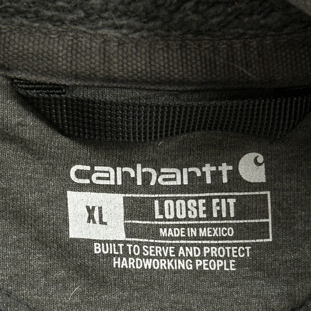 Carhartt Hoodie - XL Grey Cotton - Image 3