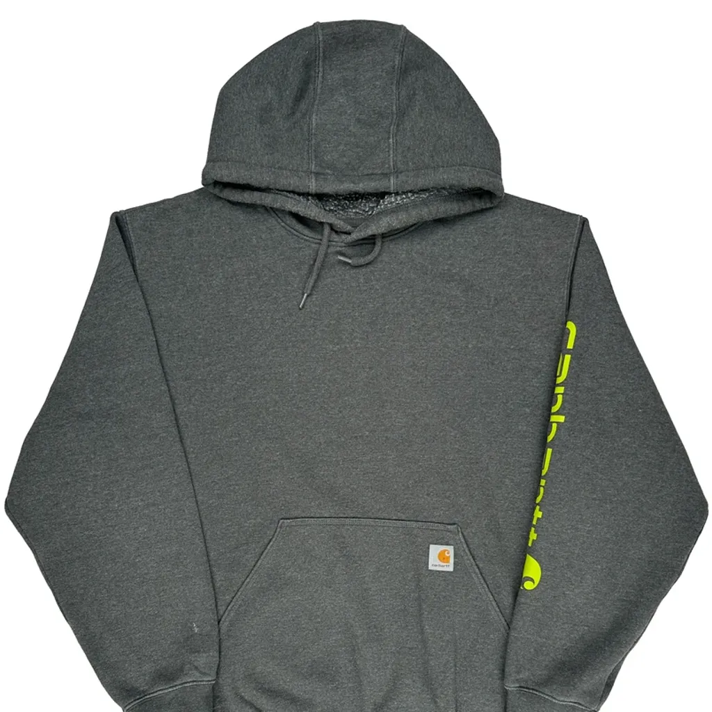 Carhartt Hoodie - XL Grey Cotton - Image 4