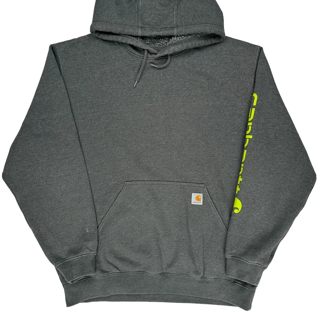 Carhartt Hoodie - XL Grey Cotton - Image 5
