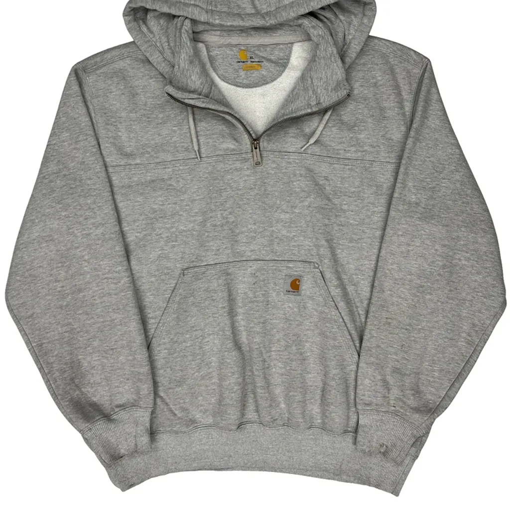 Carhartt Hoodie - XL Grey Cotton - Image 4