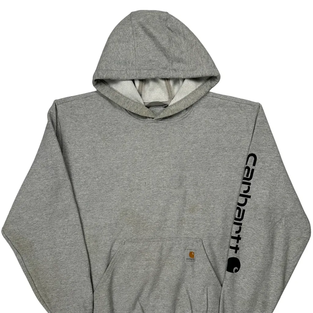 Carhartt Hoodie - XL Grey Cotton - Image 5