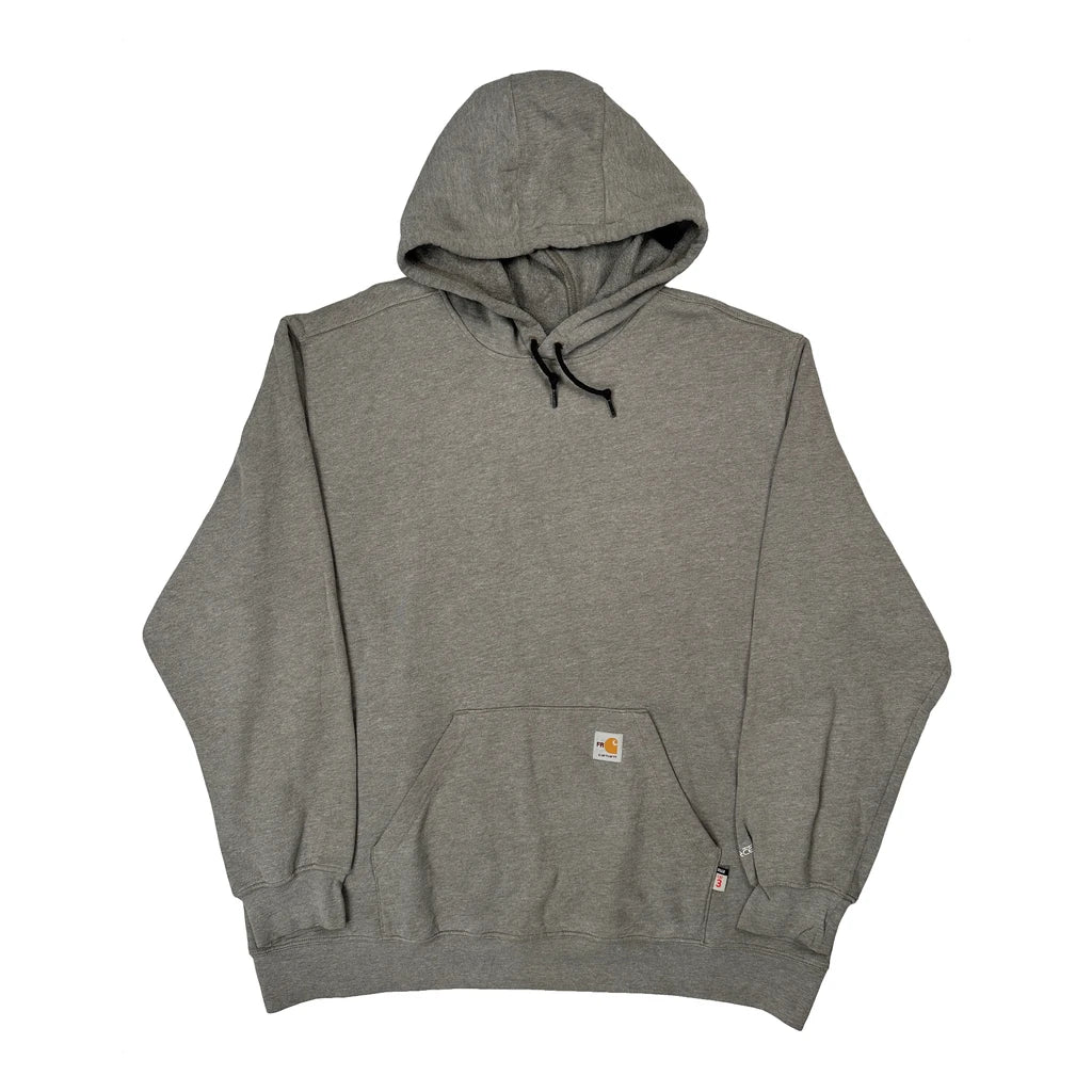 Carhartt Hoodie - 2XL Grey Cotton