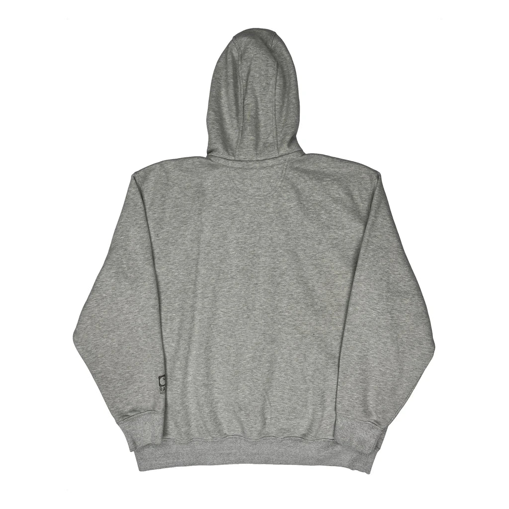 Carhartt Hoodie - 2XL Grey Cotton Blend - Image 2