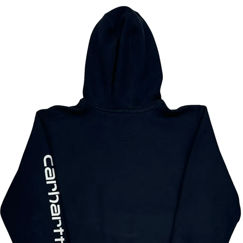 Carhartt Hoodie - Medium Navy Cotton - Image 6