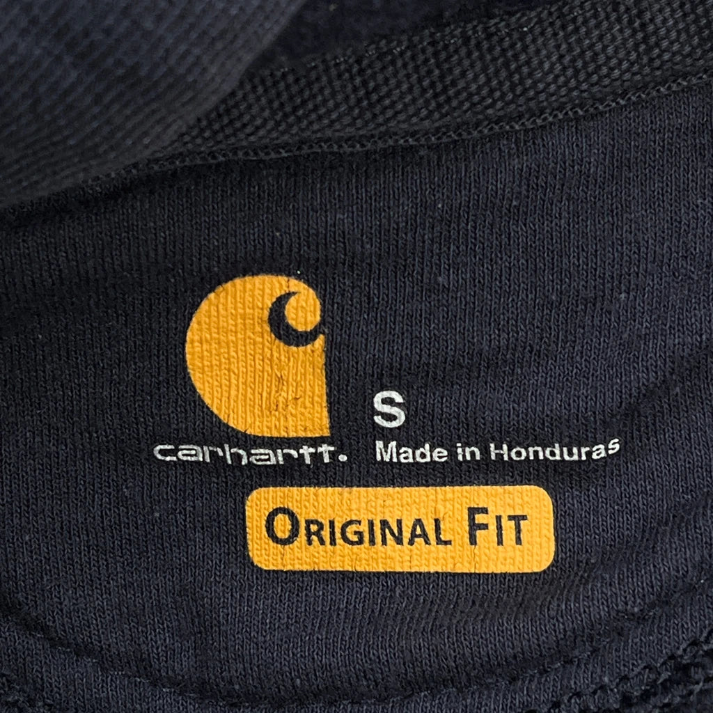Carhartt Hoodie - Small Navy Cotton - Image 3