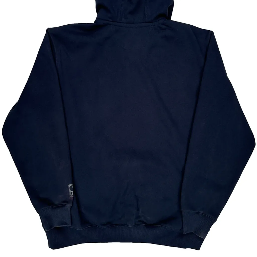 Carhartt Tall Hoodie - 2XL Navy Cotton - Image 6