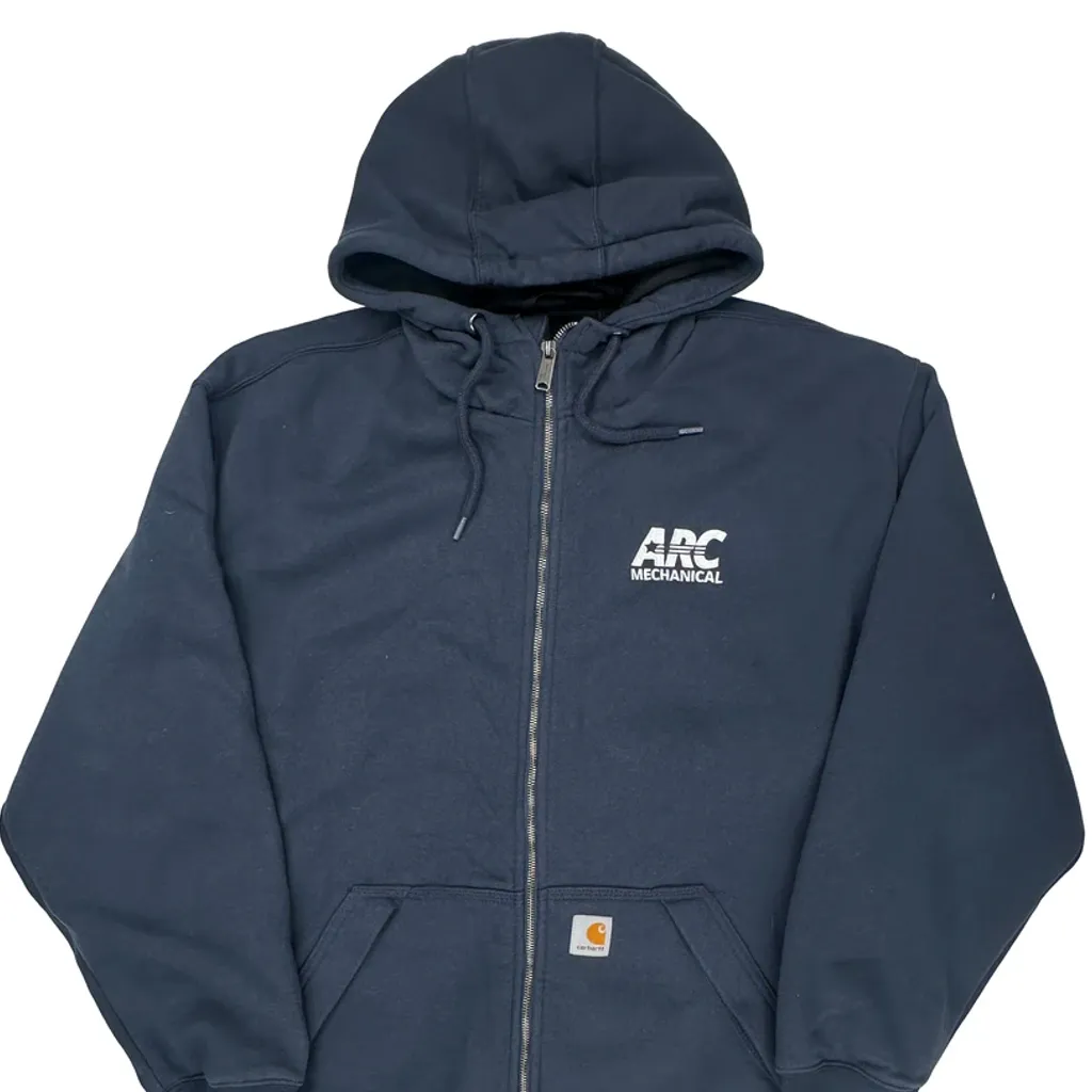 Carhartt Hoodie - 2XL Navy Cotton - Image 5
