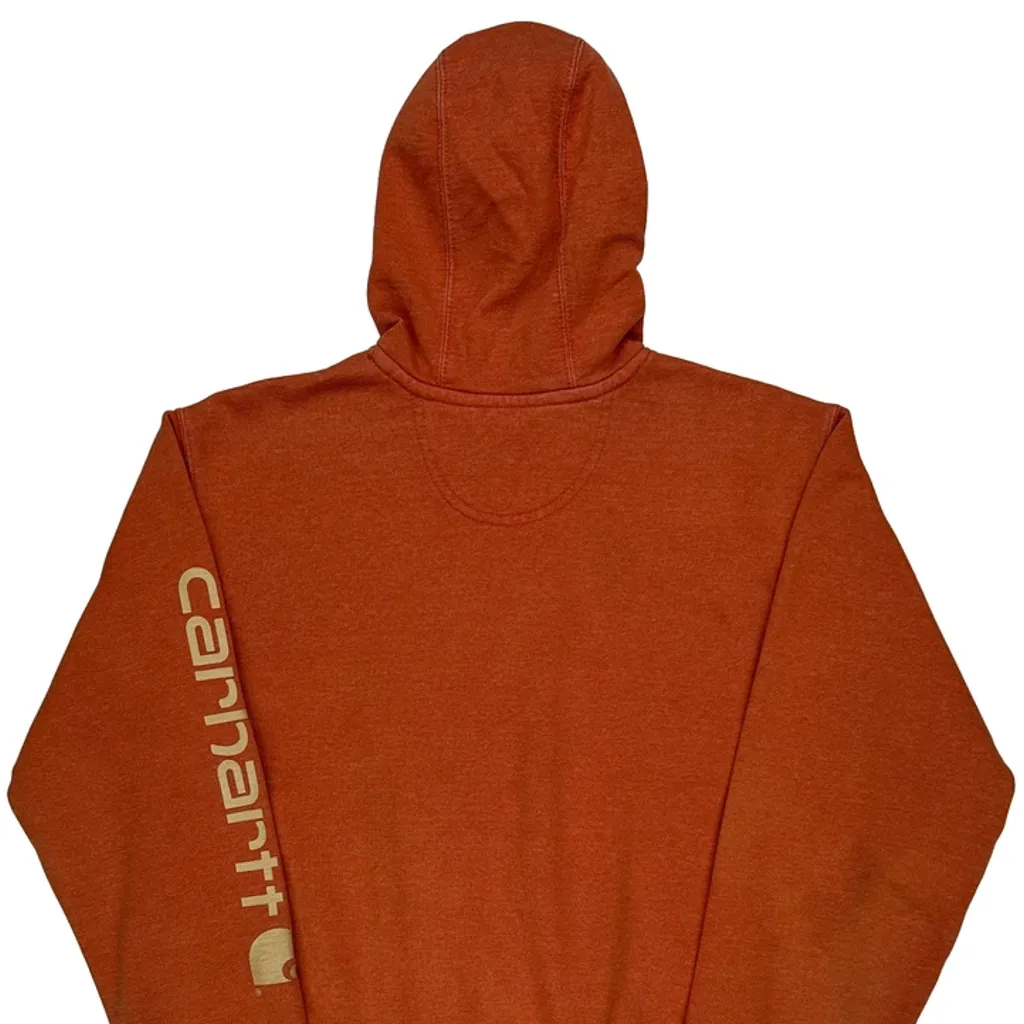 Carhartt Hoodie - Medium Orange Cotton - Image 7