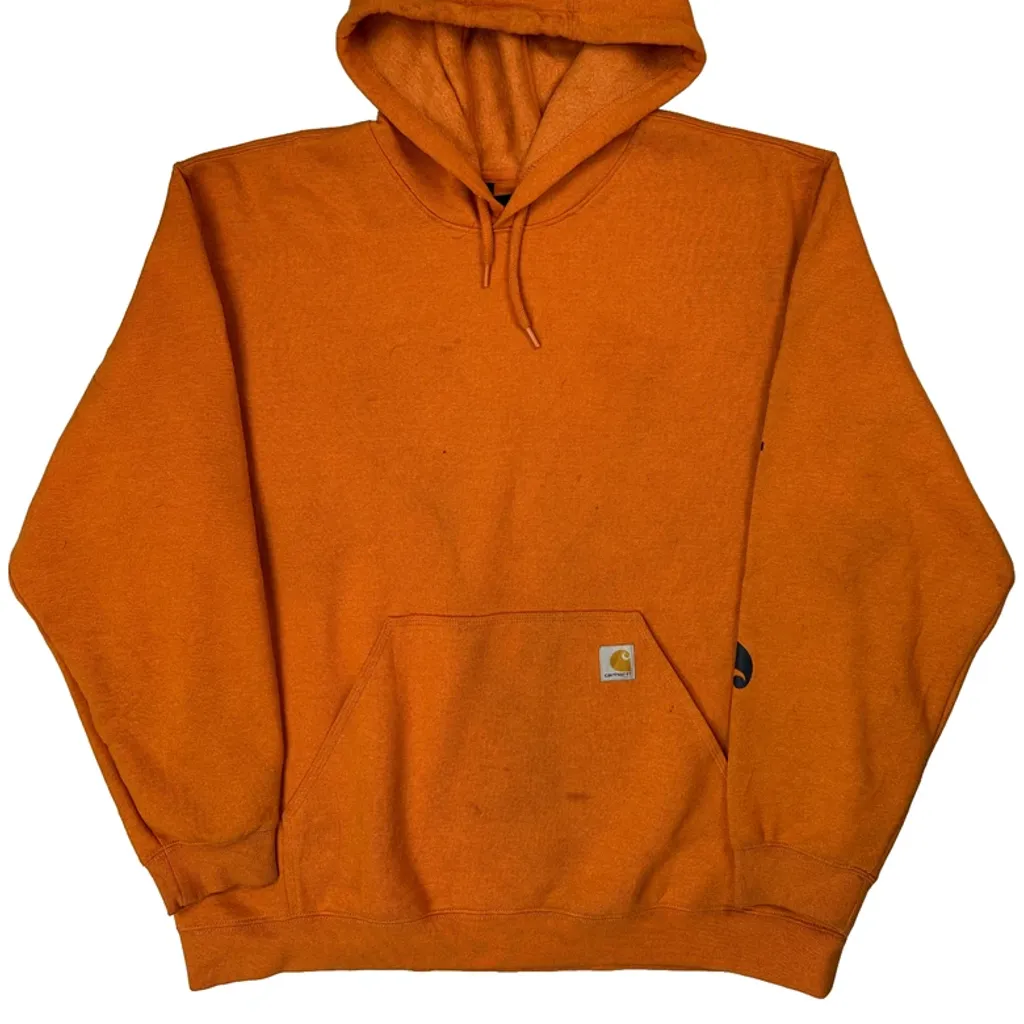 Carhartt Hoodie - 2XL Orange Cotton - Image 4