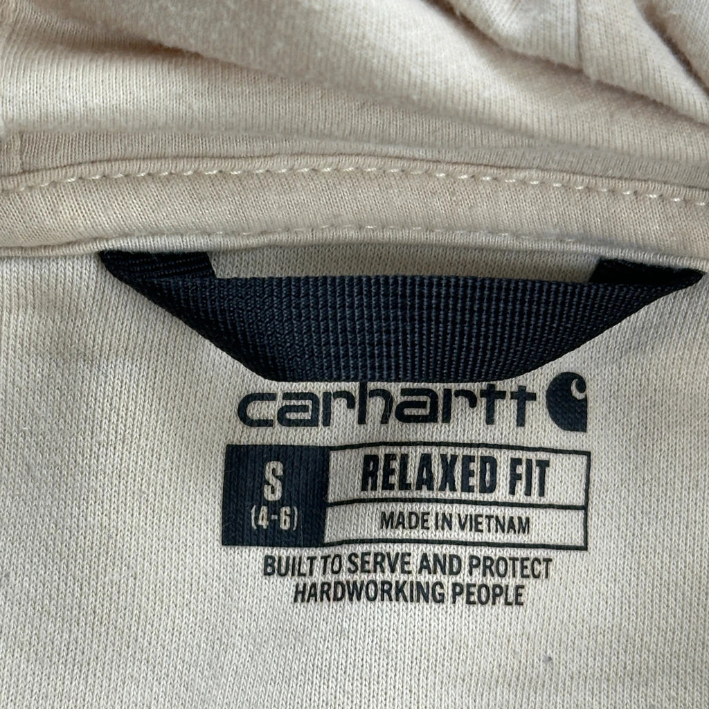 Carhartt Hoodie - Small Beige Cotton - Image 3