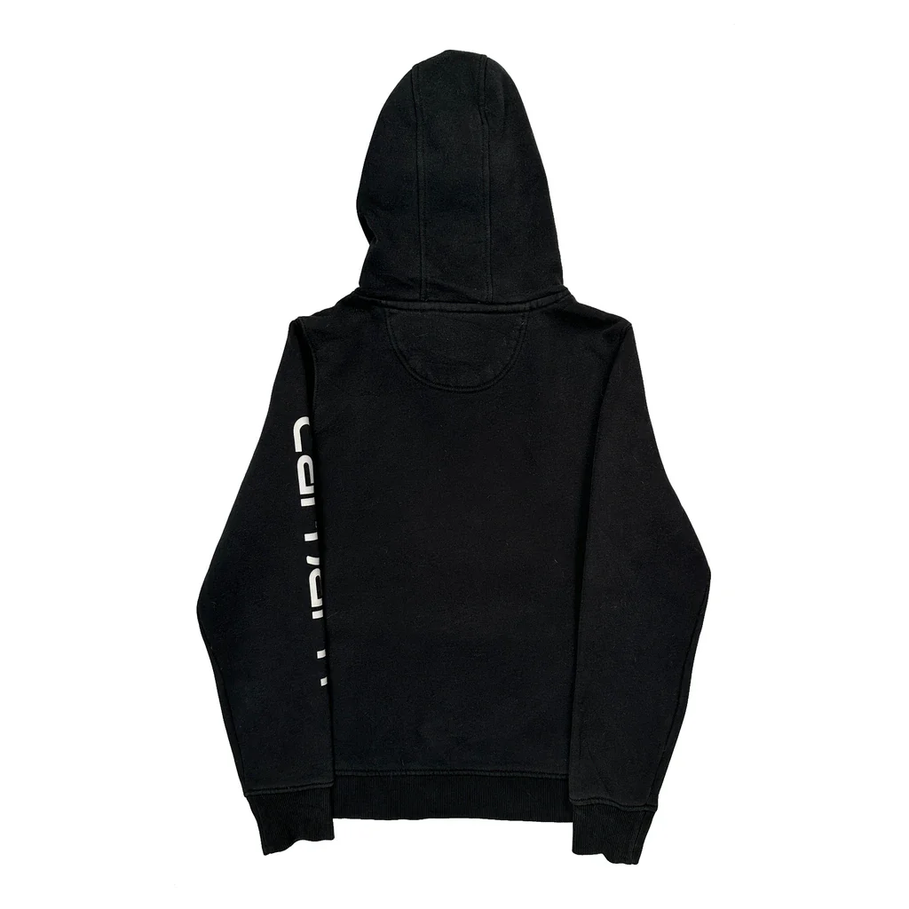 Carhartt Hoodie - Small Black Cotton - Image 2