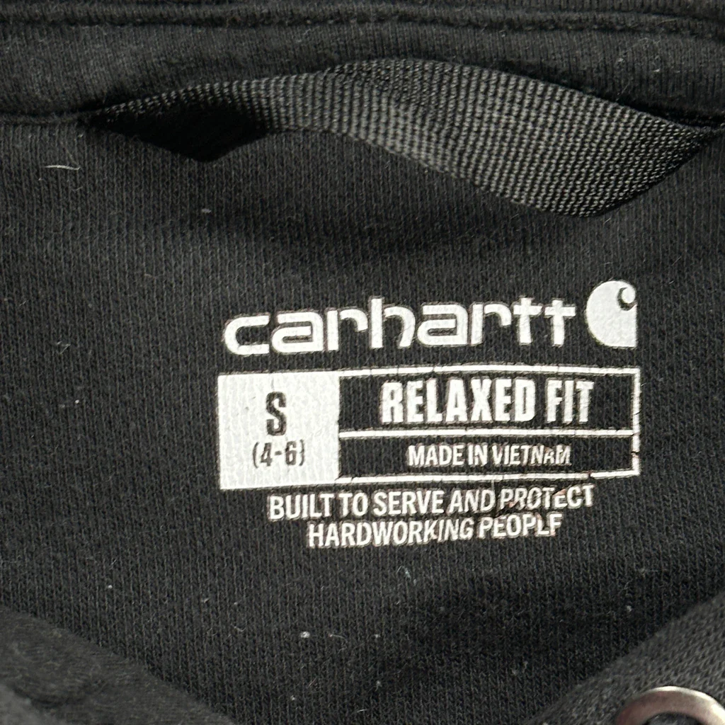 Carhartt Hoodie - Small Black Cotton - Image 3