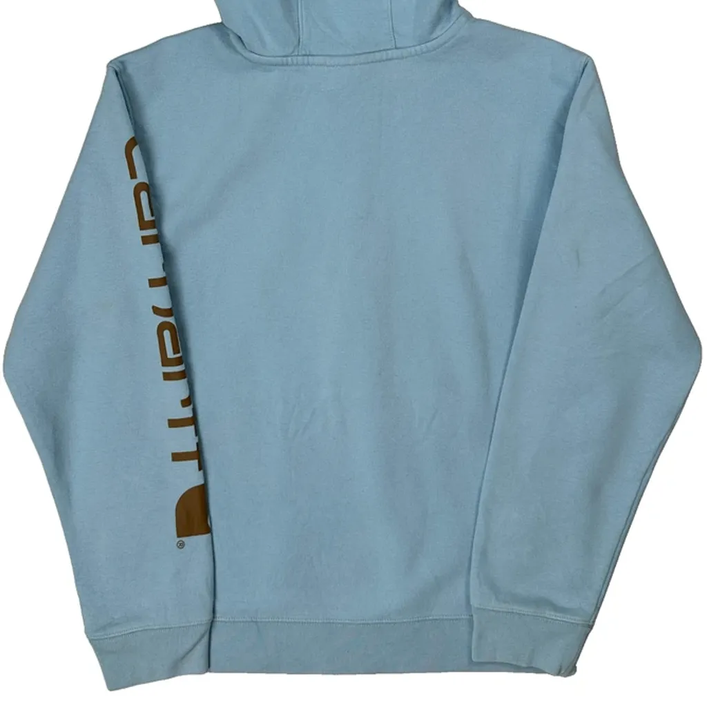 Carhartt Hoodie - Large Blue Cotton - Image 6