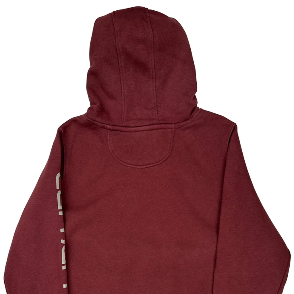 Carhartt Hoodie - XL Burgundy Cotton - Image 7