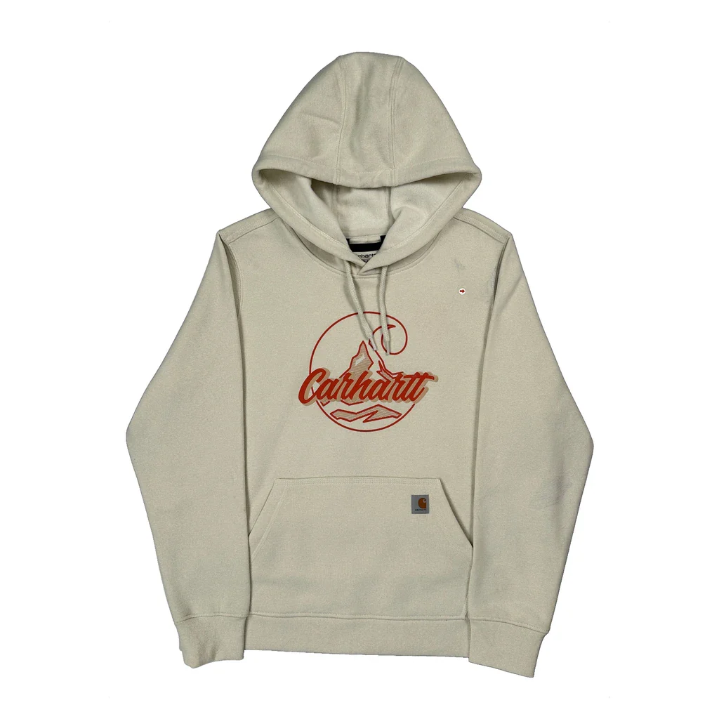 Carhartt Hoodie - XL Cream Cotton