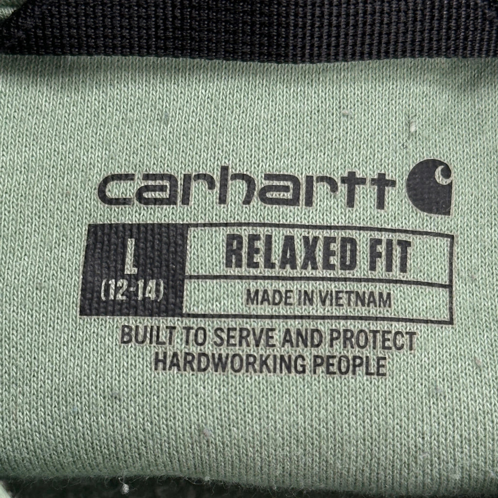 Carhartt Hoodie - Large Green Cotton - Image 3