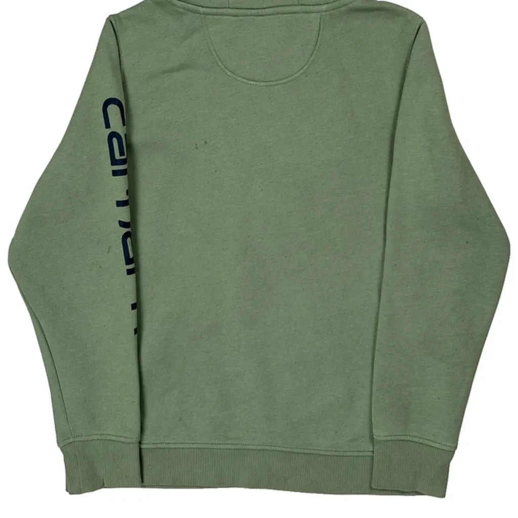 Carhartt Hoodie - Large Green Cotton - Image 6