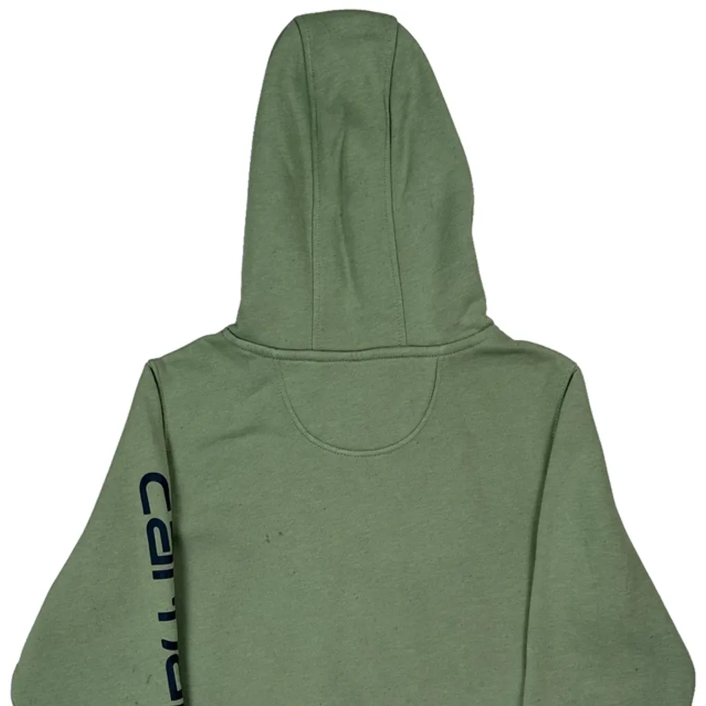Carhartt Hoodie - Large Green Cotton - Image 7