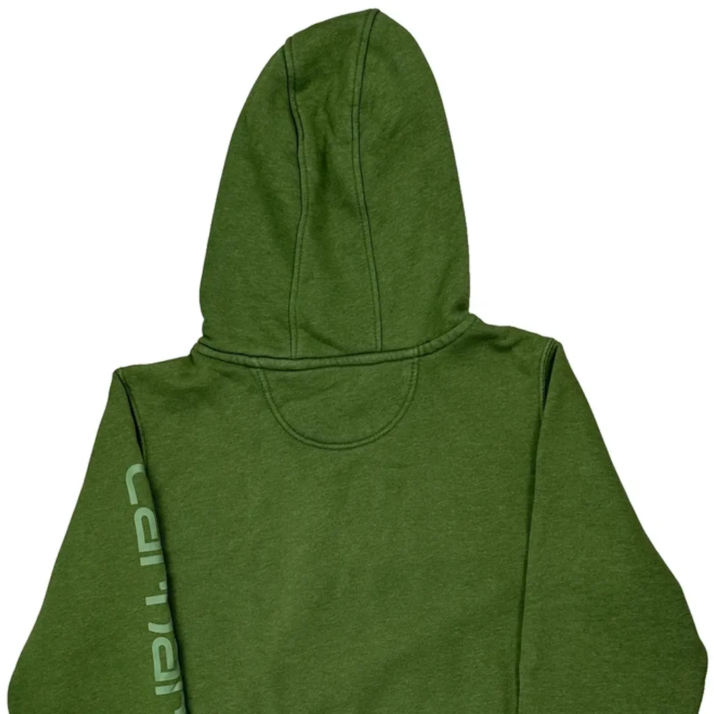 Carhartt Hoodie - XL Green Cotton - Image 6