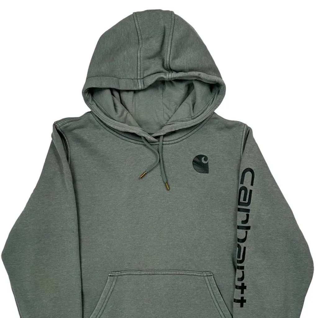 Carhartt Hoodie - XL Grey Cotton - Image 4