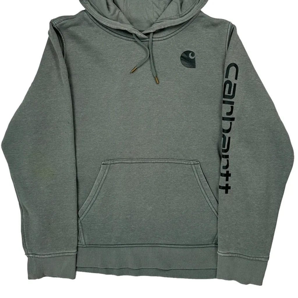Carhartt Hoodie - XL Grey Cotton - Image 5