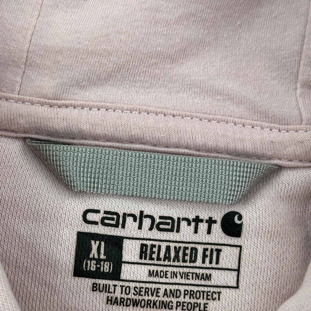 Carhartt Hoodie - XL Pink Cotton - Image 3