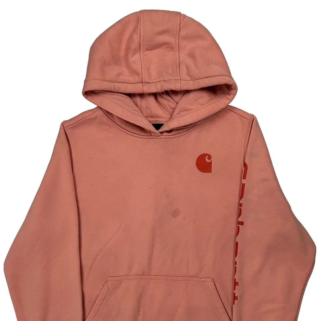 Carhartt Hoodie - XL Pink Cotton - Image 4