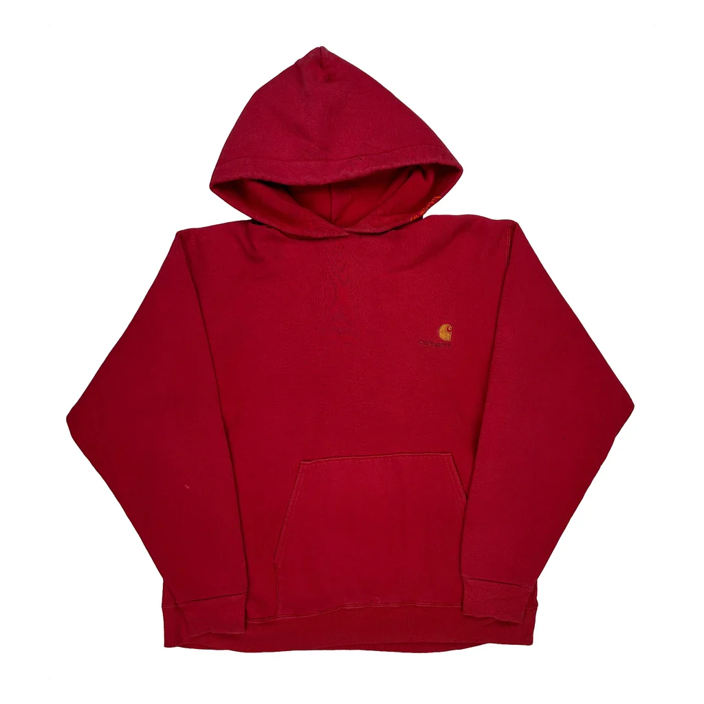 Carhartt Hoodie - Large Red Cotton
