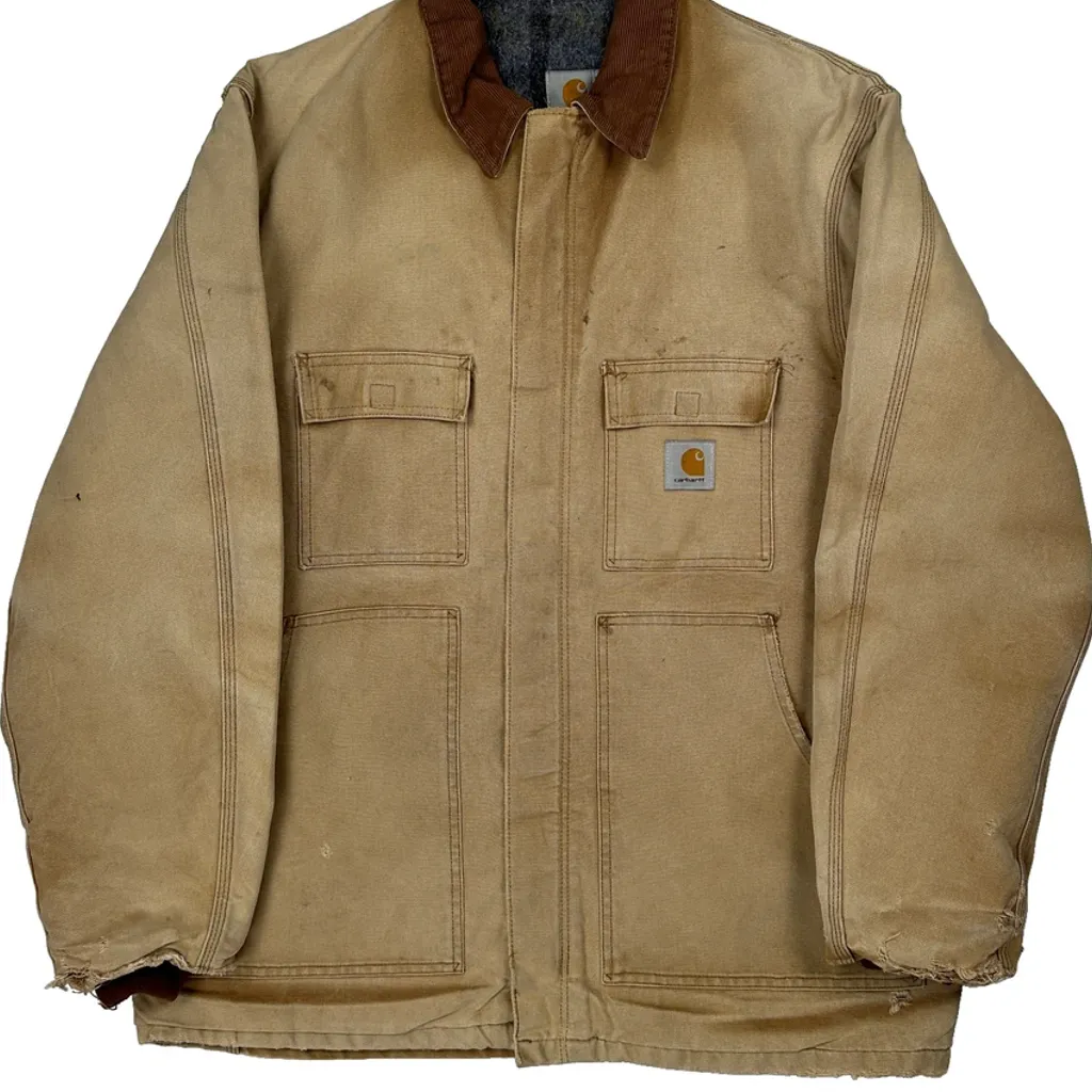 Carhartt Jacket - Large Beige Cotton - Image 5