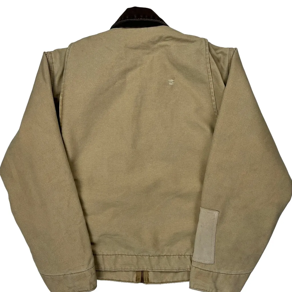 Carhartt J97 Detroit Wet Jacket - Small Beige Cotton - Image 7