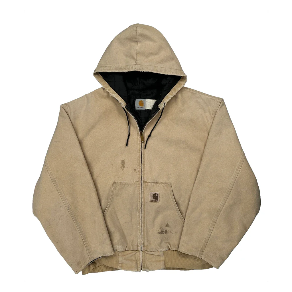 Carhartt Jq295 Jacket - 2XL Beige Cotton