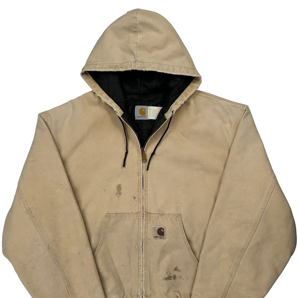 Carhartt Jq295 Jacket - 2XL Beige Cotton - Image 4