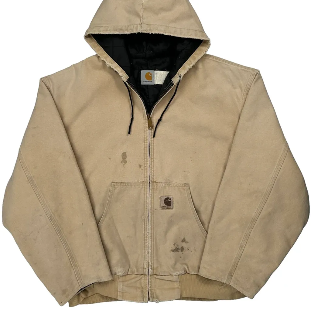 Carhartt Jq295 Jacket - 2XL Beige Cotton - Image 5