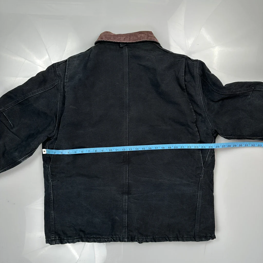 Carhartt Jacket - Large Black Cotton - Image 3