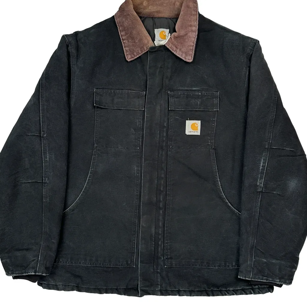 Carhartt Jacket - Large Black Cotton - Image 6