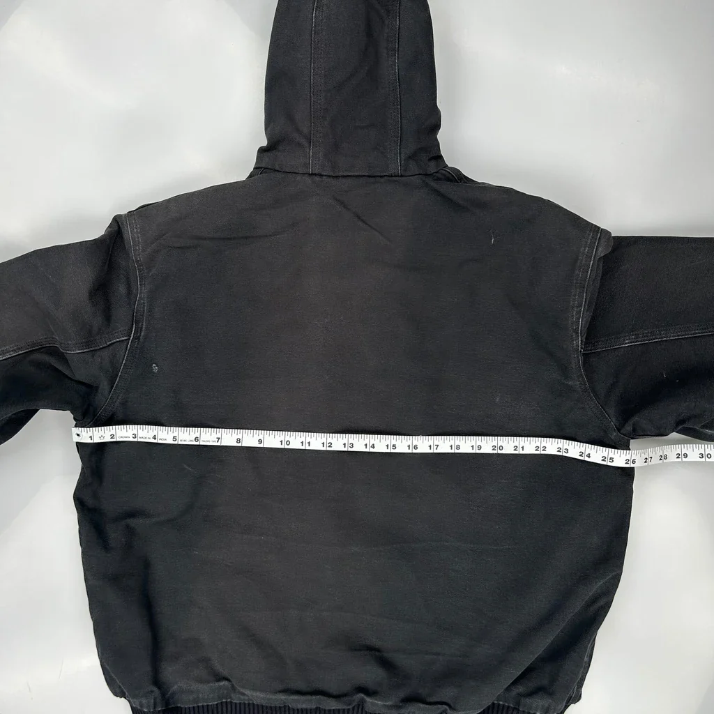 Carhartt Jacket - Large Black Cotton - Image 3