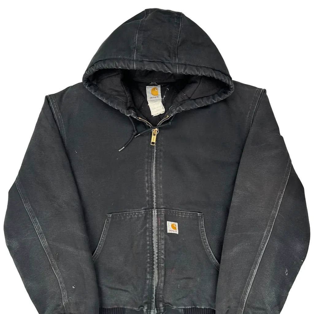 Carhartt Jacket - Large Black Cotton - Image 4