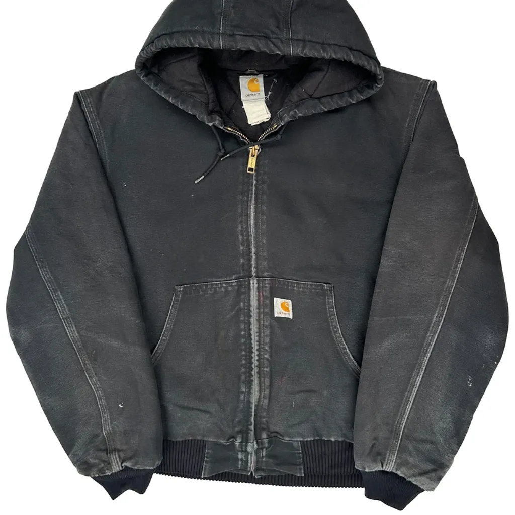 Carhartt Jacket - Large Black Cotton - Image 5