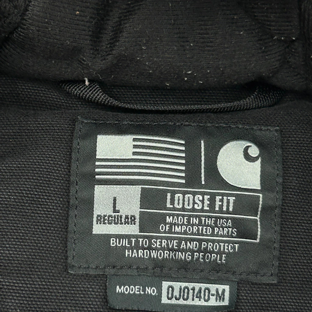 Carhartt Jacket - Large Black Cotton - Image 3