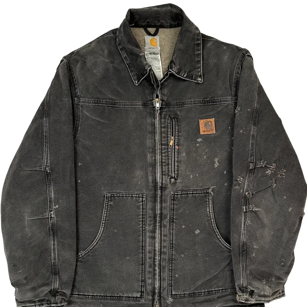 Carhartt Jacket - Medium Black Cotton - Image 5