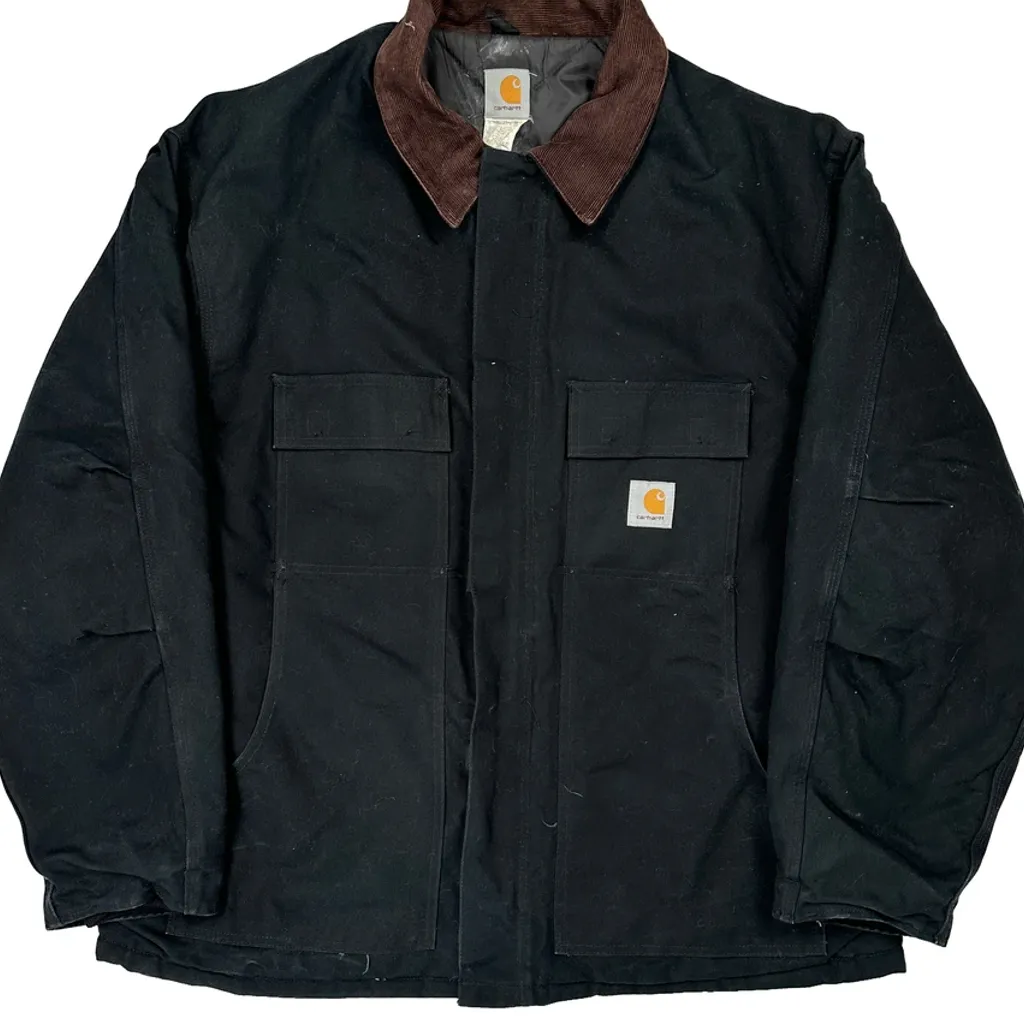 Carhartt Jacket - XL Black Cotton - Image 6