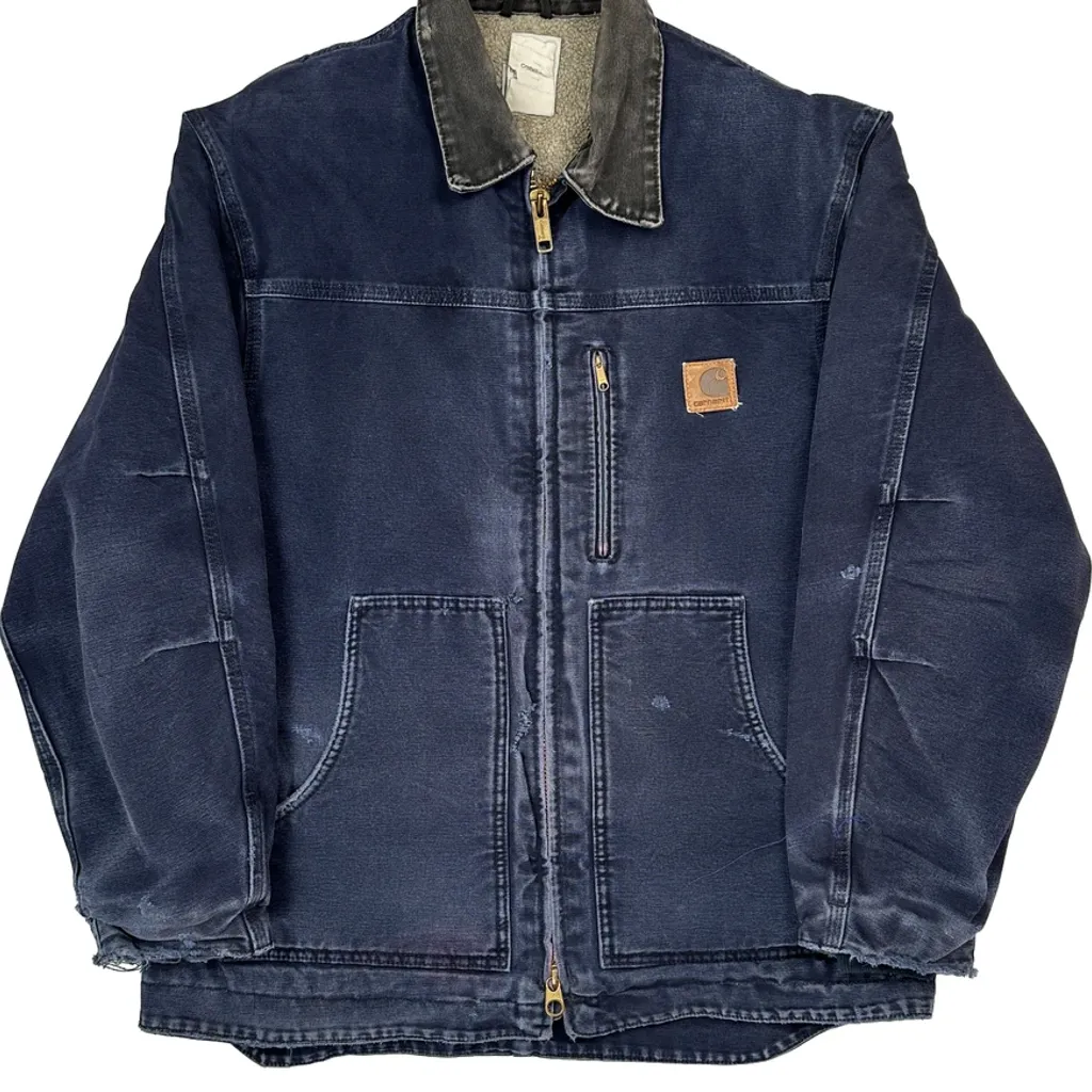 Carhartt Jacket - Large Blue Cotton - Image 4