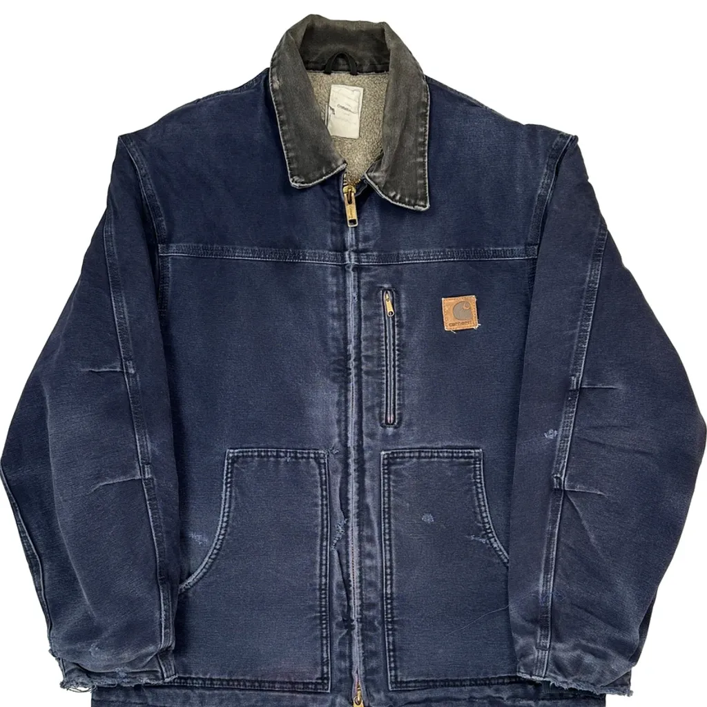 Carhartt Jacket - Large Blue Cotton - Image 5
