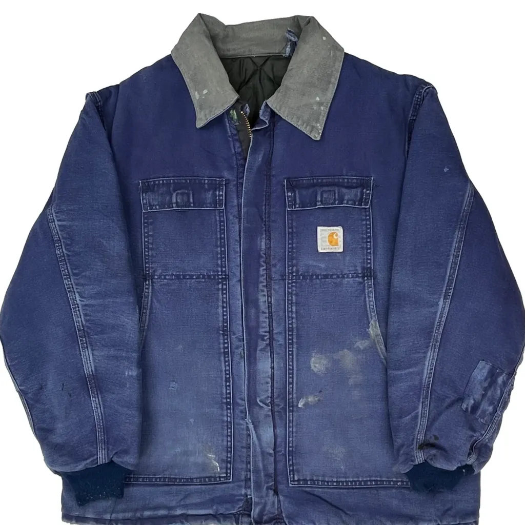 Carhartt Jacket - XL Blue Cotton - Image 4