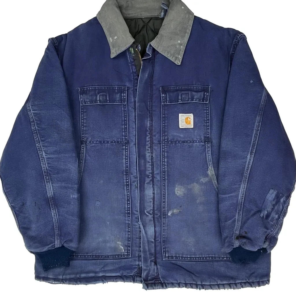 Carhartt Jacket - XL Blue Cotton - Image 5
