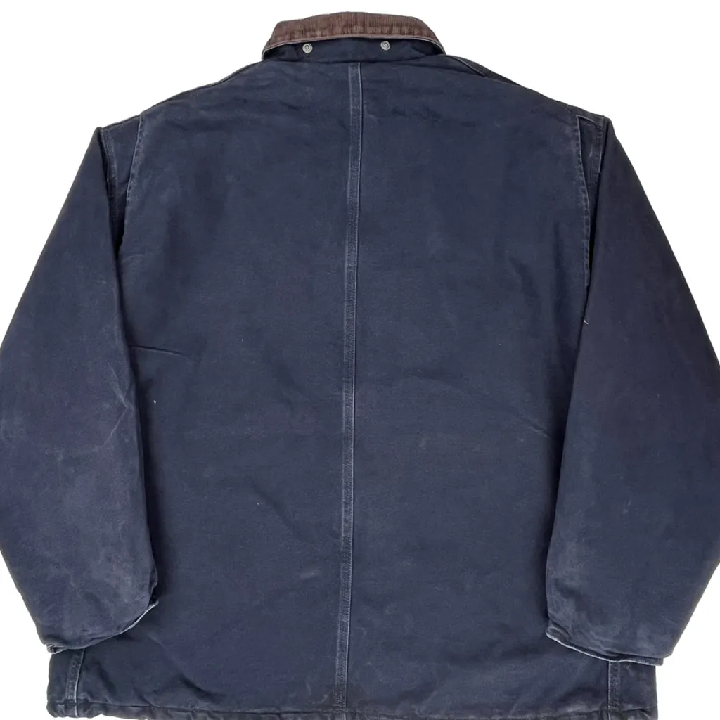 Carhartt Collared Jacket - 3XL Blue Cotton - Image 6
